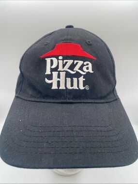 Pizza Hut Black and Red Logo Baseball Cap